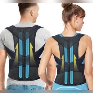 NWT Fitsupport Back Brace Posture Corrector and Back Pain Relief, Large